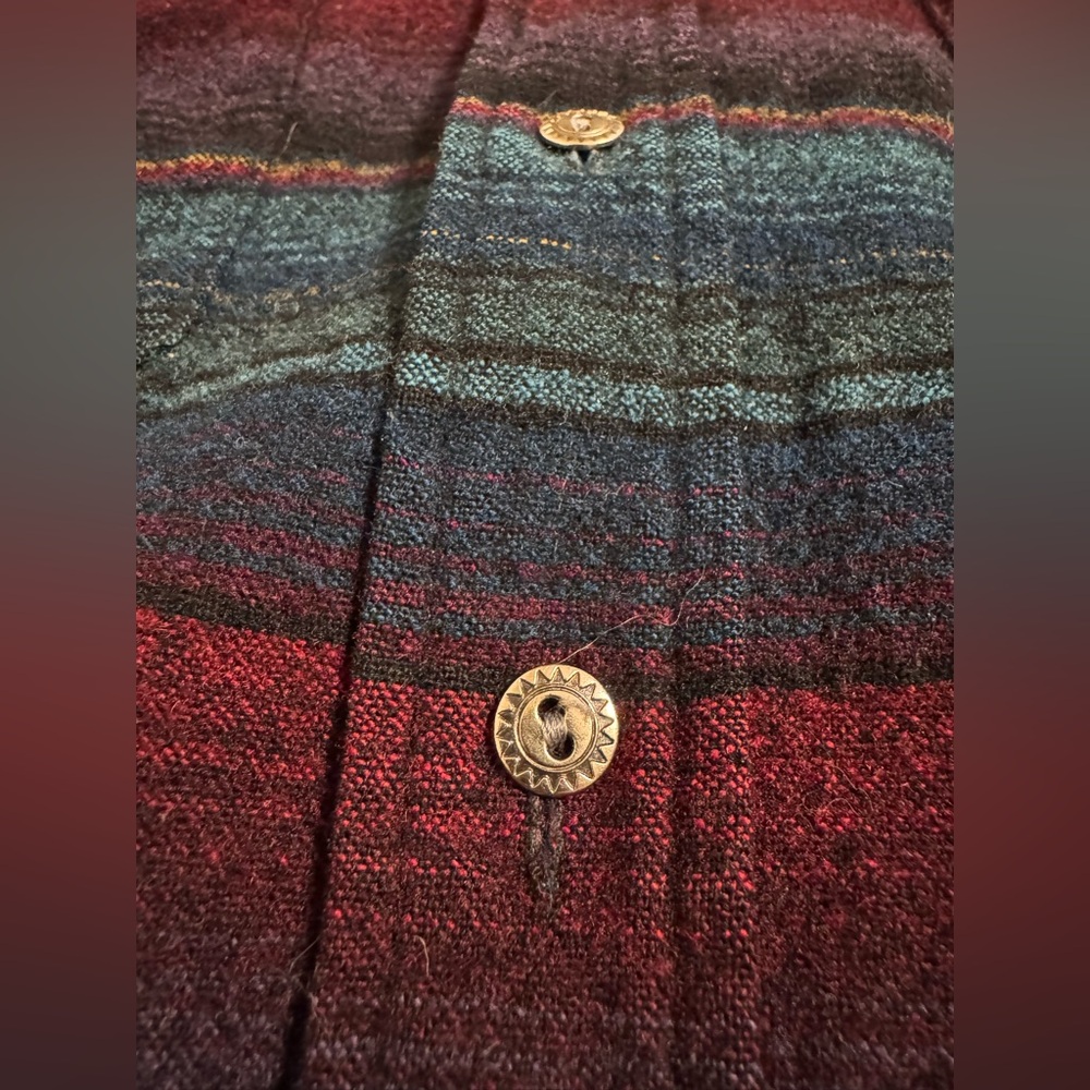 Pendleton Wool Button-Up Shirt Size Medium - image 5